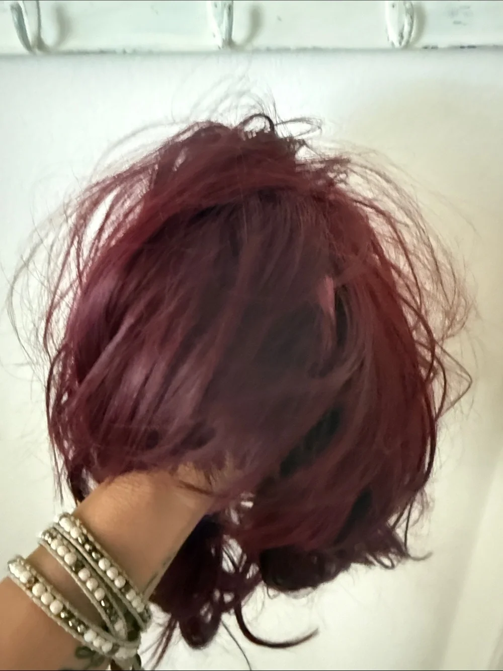 Women’s Synthetic Wig - Burgundy Layered Style never worn